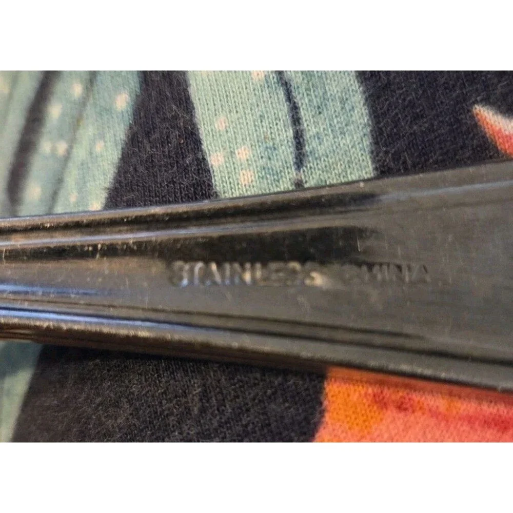 2 ONEIDA, NEW RIM Stainless Steel Flatware Serving Spoons